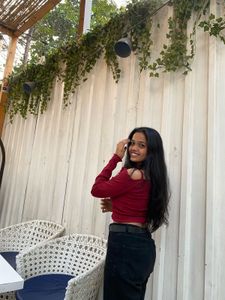 Red Off-Shoulder Top