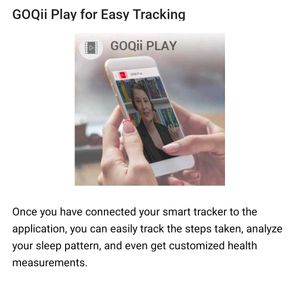 ✨New ✨GOQii Stride✨ Fitness Smart✨ Tracker (Red)