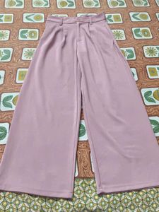 Wide Leg Lavender Pants