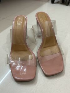 Transparent Nude Heels