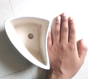 White Ceramic Pot
