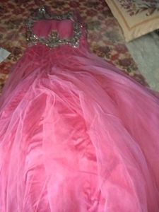 Elegant Pink Ethnic Gown