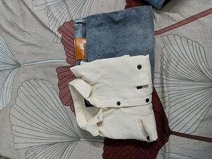 Corduroy Shirt & Jeans Set