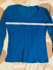Blue Long Sleeve T-Shirt