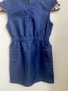 Kids Denim Dress(6 To8yrs) PRICE DROP