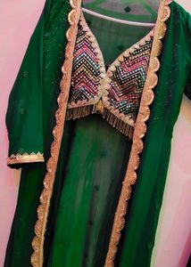 Plazo Shrug With Blouse