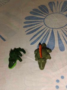 Vintage Crocodile &amp; Alligator Toy Figures