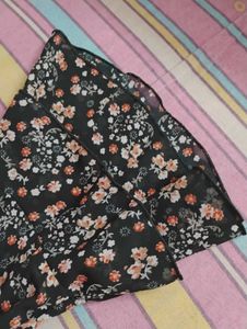 Floral Print Ruffled Dress