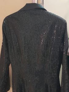 ZABELLA Black Sequin Blazer Cum Dress NEW YEAR