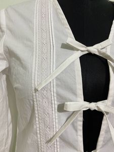White Tie Top