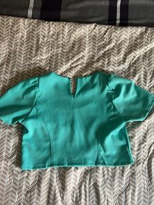 Cute Teal Crop Top