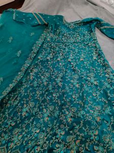 Bridal Gown/Party Wear Gown (Excel) With Duppata.