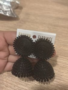 Classic Black Jhumke