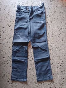 Charcoal Straight Leg Jeans