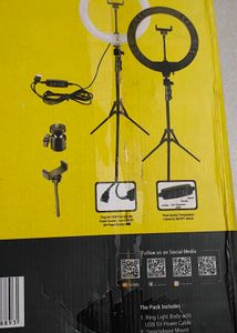 LED Ring Light With Stand