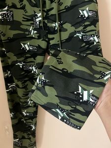 Camo Print Cargo Pants