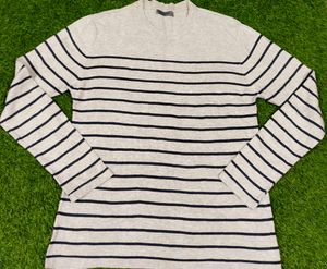 Striped Long Sleeve knit Sweater