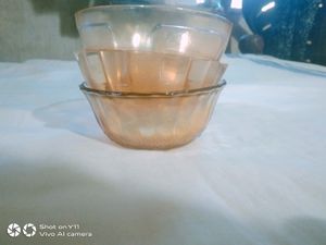 3 Piece Of Vintage Glass Bowl