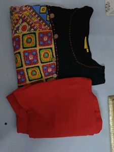 Vibrant Ateesa Kurta With Pockets &amp; Leggings Set