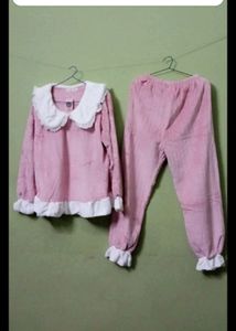 Corean Fluffy Wool Nightsuit