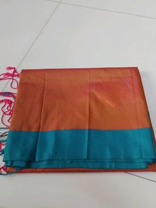 Honey Colour Soft Silk Saree...