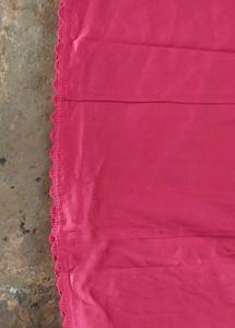Red Cotton Petticoat