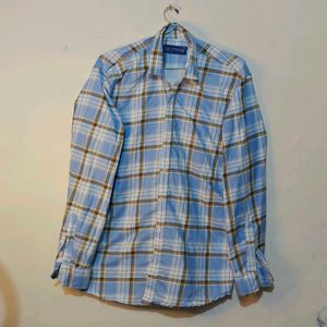 Blue Plaid Shirt