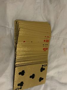 Fixed Price  Playing Cards 999.9 Gold Foil