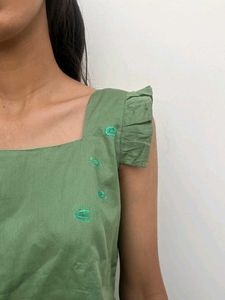 Cute Green Top