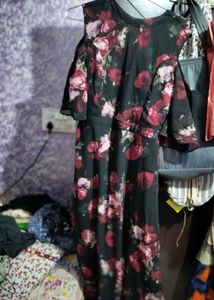 Women Black Amazing Maxi Dress Gown - one Piece