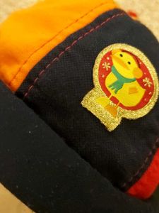 Cute Baby Hat with Duck Applique