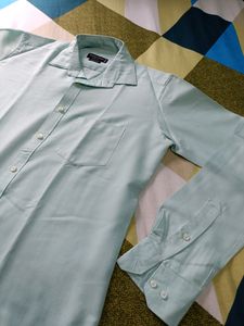 Knight Hood Slim Fit Light Blue Shirt