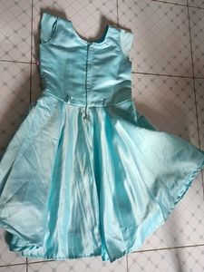 Elegant Baby Blue Party Dress