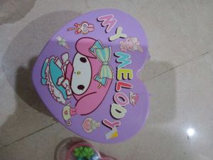 Heart Box with hair accessories