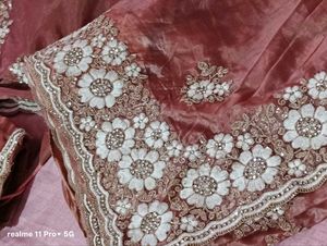 Elegant Embroidered Saree