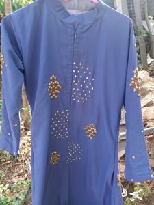 Blue Party Wear Gown For Girls