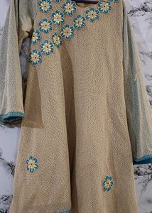 Beautiful Dress With Plazo