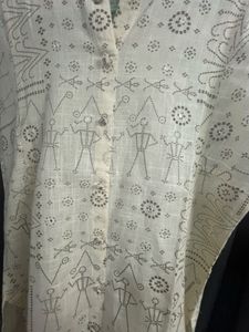 Elegant Off White Kurti