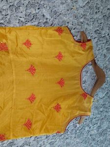 Embroidered Yellow Dress