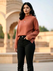 Brown Knit Sweater🤎🐻