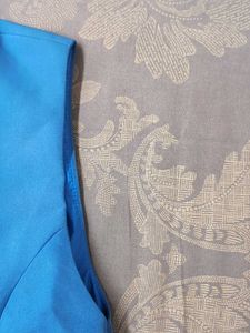 Blue Sleeveless Blazer