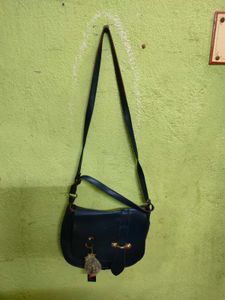 Navy Blue Sling Bag