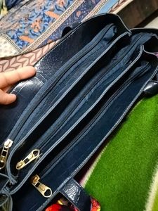 Totally New Ribbon With 4 Chains Bag