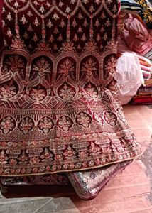 Red Bridal Lehenga