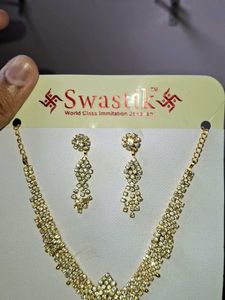 Swastik Imitation Jewellery Set