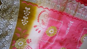 THREE SHADE UNIQUE COTTON SAREE + FREE GIFT