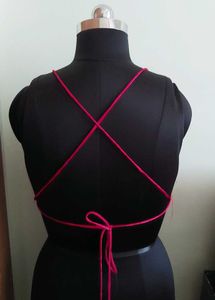 3 Combo Backless Satin Blouse