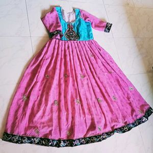 Ethnic Pink Dress