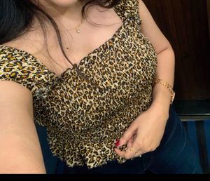 Leopard Print Top