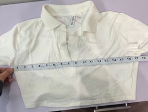 H&amp;M White Collar Shirt